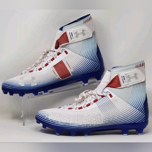 Under Armour Men's Highlight MC TX LE Football Cleats 3025854 100 Size Multi - Picture 2 of 10
